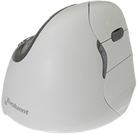 BakkerElkhuizen Evoluent4 muis White Bluetooth (rechtshandig) for MAC