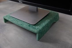 BakkerElkhuizen Q-riser 50 circular monitorstandaard groen