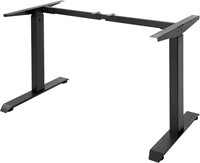 Euroseats bureau standaard - instelbaar frame - 120 x 80 cm - Natuur eik (T600) - Zwart (RAL9005)-2
