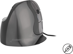 BakkerElkhuizen Evoluent D muis medium, met kabel