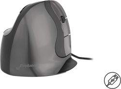 BakkerElkhuizen Evoluent D muis klein, met kabel