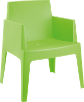 Box stoel groen