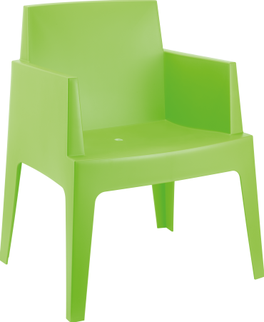 Box stoel groen
