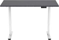 Euroseats Economy elektrisch zit-sta bureau - 140 x 80 cm - Shadow Eik (T608) - Wit (RAL9016)-2