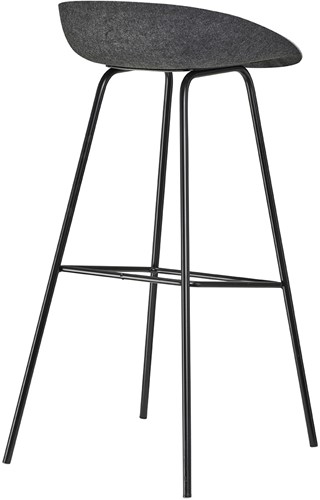 BUUR Felt high kruk (gemaakt van PET-flessen) - Blazer CUZ1E – Surrey - Antraciet-2
