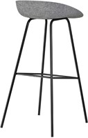 BUUR Felt high kruk (gemaakt van PET-flessen) - Blazer CUZ1F – Ulster - Lichtgrijs-2