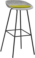BUUR Felt high kruk (gemaakt van PET-flessen) - Blazer CUZ1F – Ulster - Lichtgrijs