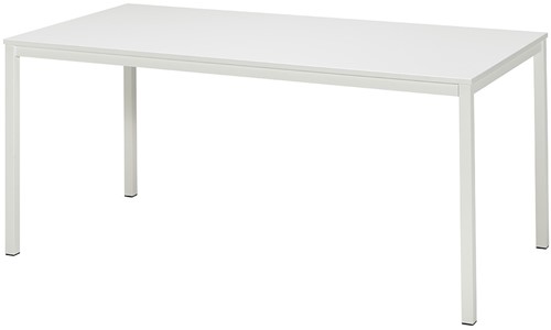 BUUR T40 kantine- en vergadertafel - 160 x 80 cm - Wit - Wit (RAL9010)