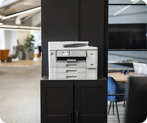 Brother printer op kast