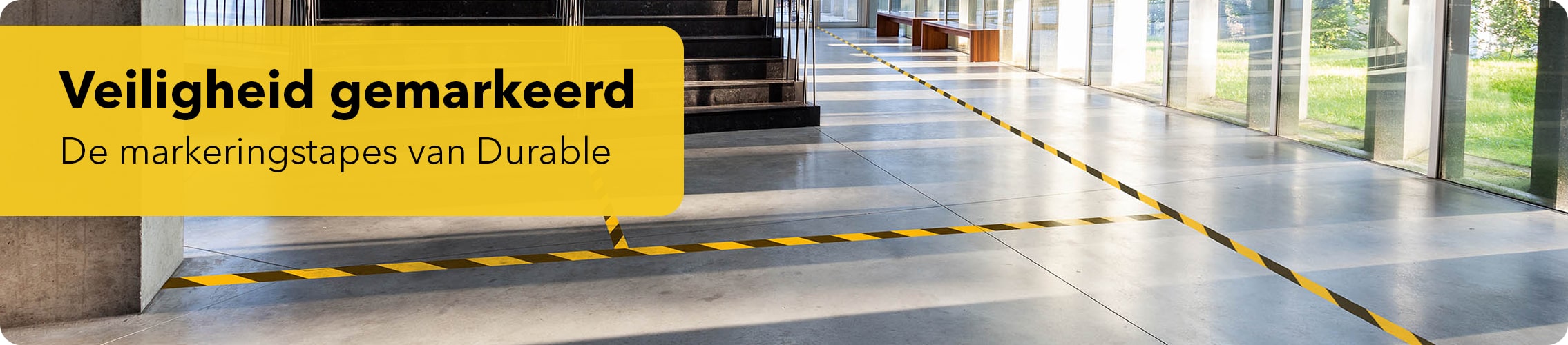 Veiligheid eerst: ontdek de markeringstapes van Durable