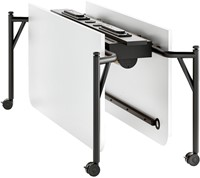 HOWE Folding Surfaces - vergadertafel - 150 x 160 cm - Met - Wit (Laminaat) - L210-2