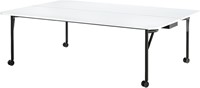 HOWE Folding Surfaces - vergadertafel - 240 x 160 cm - Zonder - Wit (Laminaat) - L210