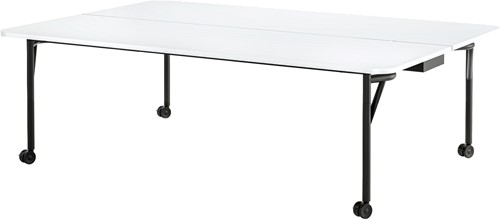HOWE Folding Surfaces - vergadertafel - 240 x 160 cm - Zonder - Wit (Laminaat) - L210