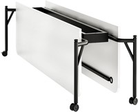 HOWE Folding Surfaces - vergadertafel - 240 x 160 cm - Zonder - Wit (Laminaat) - L210-2