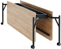HOWE Folding Surfaces - vergadertafel - 240 x 160 cm - Zonder - Verneer - V3-2