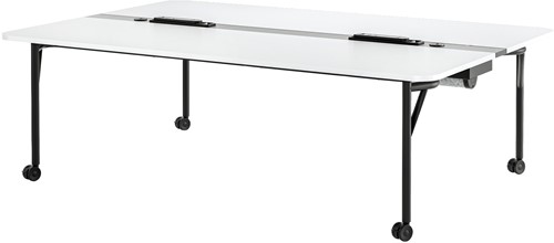 HOWE Folding Surfaces - vergadertafel - 240 x 160 cm - Met - Wit (Melamine) - M310
