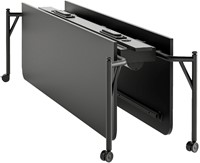 HOWE Folding Surfaces - vergadertafel - 240 x 160 cm - Met - Zwart (Laminaat) - L310-2