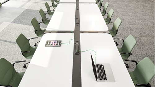 HOWE Folding surfaces vergadertafel sfeerafbeelding