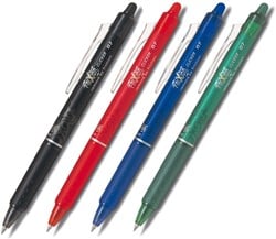 ETUI MET 4 FRIXION BALL CLICKER - ZWART/ BLAUW/ ROOD/ GROEN