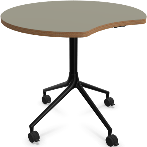 HOWE AS400 tafel - Donkergrijs (zichtbaar hout) - Zwart - B7 - Zwart - B7