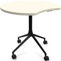 HOWE AS400 tafel - Wit - Zwart - B7 - Zwart - B7