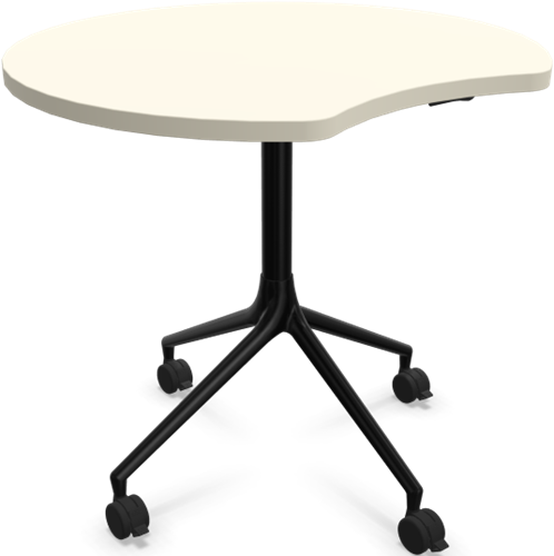 HOWE AS400 tafel - Wit - Zwart - B7 - Zwart - B7