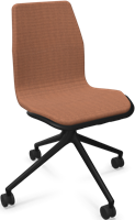 HOWE AS100 stoel - Bruin - C14U - Zwart - B7
