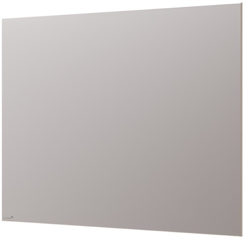 Legamaster glasbord 100x150cm Warm Grey rechte hoeken