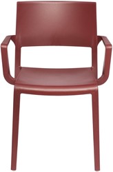 Lilibet terrasstoel rood - Met armleggers