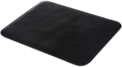 Maverick ALL BLACK - lederen muismat - zwart