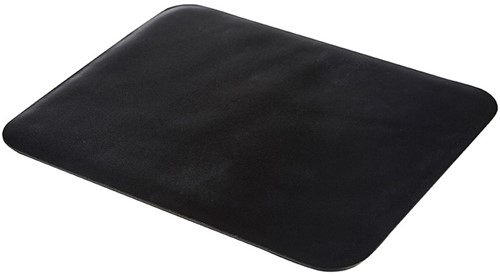 Maverick ALL BLACK - lederen muismat - zwart