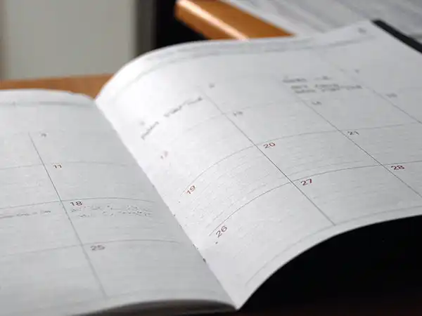 Agenda's voor op kantoor