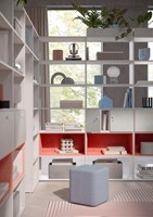 Palmberg Rekkensysteem P5 in wit en rood