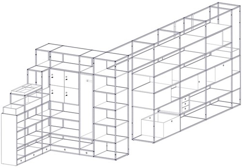 Palmberg Rekkensysteem P5 tekening