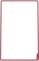 PLAYROOM PLAYBOARD whiteboard Rood (75x118cm)
