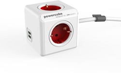POWERCUBE Extended 4x stroom + 2x USB
