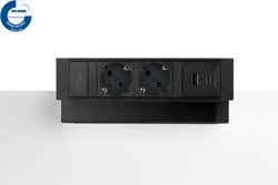 POWER DESK UP2.0 - 2x stroom + 1x USB C & A