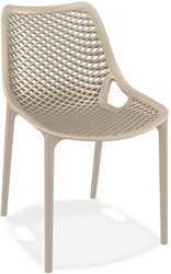 Air stapelbare stoel taupe