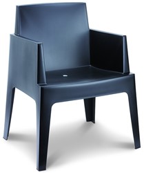 Box stoel zwart