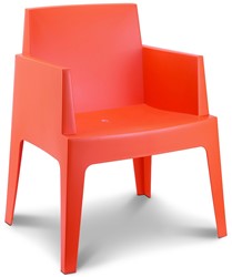 Box stoel oranje