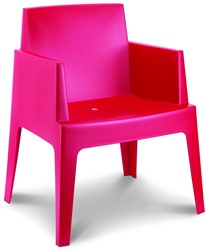 Box stoel rood