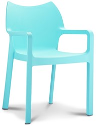 Diva stoel licht blauw